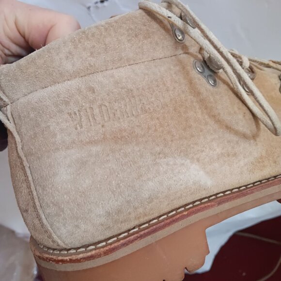 7.5 Womens Hiking Boots 80s Vintage Vibram Waffle Sole Mountaineering Wolverine - Picture 4 of 10